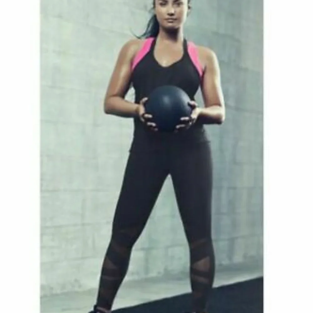 Fabletics Demi Lovato Black Martina Leggings - Picture 4 of 8